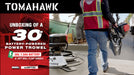 Tomahawk Power PRE ORDER: 30" Battery-Powered Portable Power Trowel with 18ft Bull Float Handle - Lifestyle View