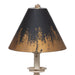 Park Hill Collection Dudley Buffet Lamp - Elegant Distressed Rust Finish, Antique White Metal... Home Decor - Close-Up