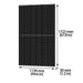 Nature's Generator 440W Solar Panel Dimension