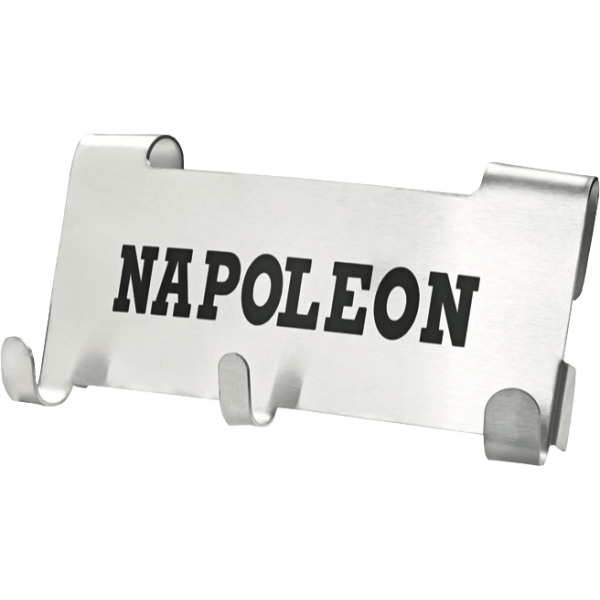 Napoleon tool hook bracket 55100 on a 22 inch charcoal kettle grill