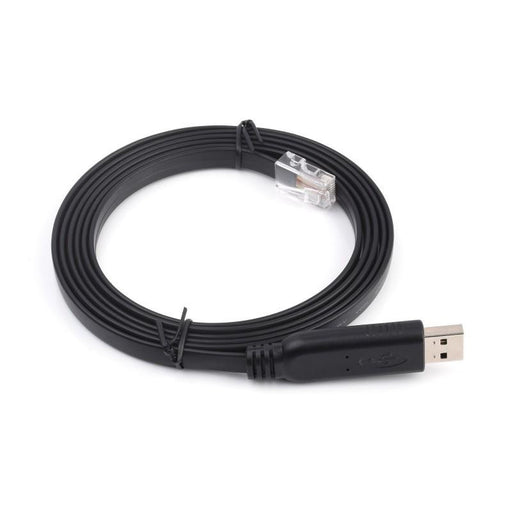 Pytes RS232 Update Cable - Pytes Battery Console Update Cable coiled up