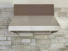 Victory Venice 48 inch 1200 CFM under cabinet range hood stainless steel
