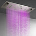 Verona 16"x36" Brushed Nickel Music LED Showerhead By Cascada Showers - Installation View