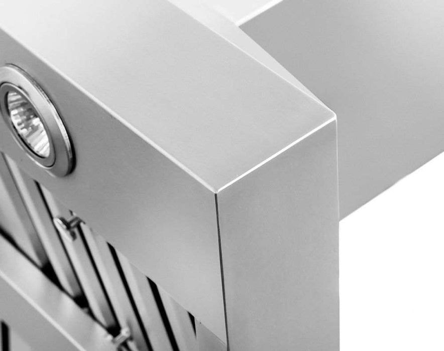 36 Inch Island Range Hood 750 CFM - VICTORY Twister Island