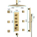 Volterra 10" Thermostatic Digital Shower System by Cascada Showers - Side View