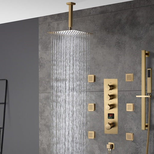 Volterra 10" Thermostatic Digital Shower System by Cascada Showers