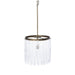 Park Hill Collection Dawson Antique Gold Glass Panel Chandelier - Elegant Iron Design, 80" Tall... Home Decor - Detail View