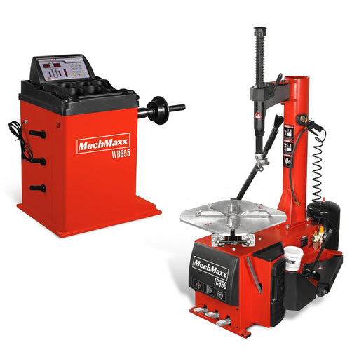 24" Rim Swing Arm Tire Changer Wheel Balancer Combo,  TC966 ,  WB855