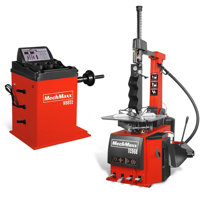 High Performance Tilt Back Tire Changer Wheel Balancer Combo,  TC968,  WB855