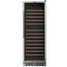 Empava EMPV-WC15S 24 inch 177 bottle wine cooler, 67 inches tall, front view with door closed
