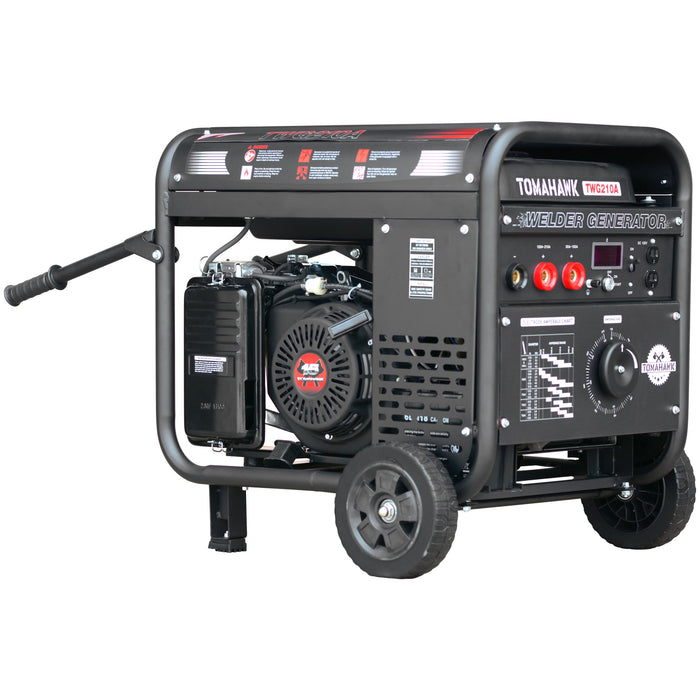 Tomahawk Power 210 Amp Engine Driven Welder Generator 2000 Watt 15 HP Gas Powered - Main Product Image