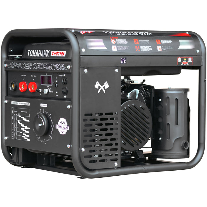 Tomahawk Power 210 Amp Engine Driven Welder Generator 2000 Watt 15 HP Gas Powered - Product Image 8