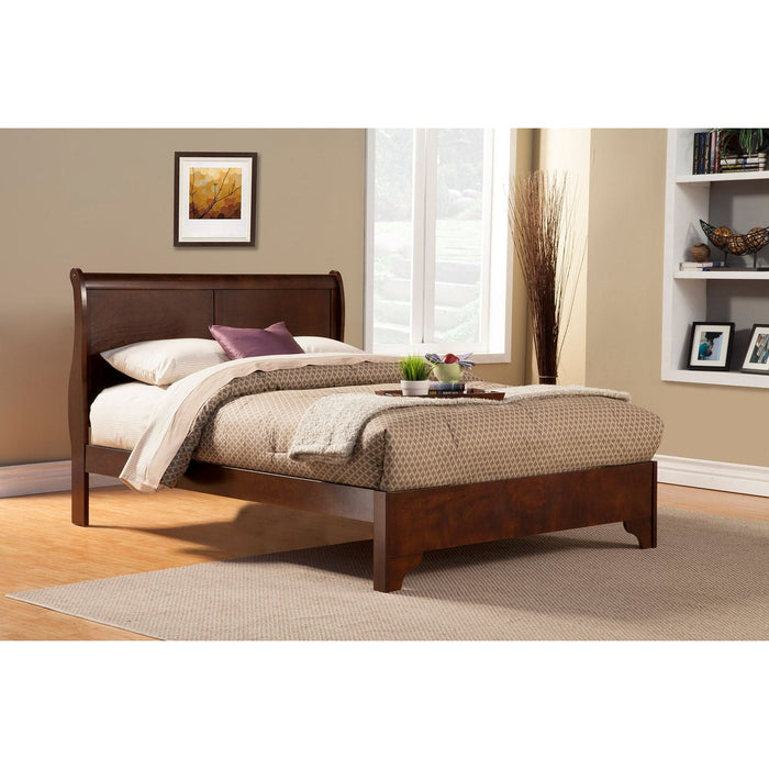 Alpine Furniture West Haven Bed, Cappuccino