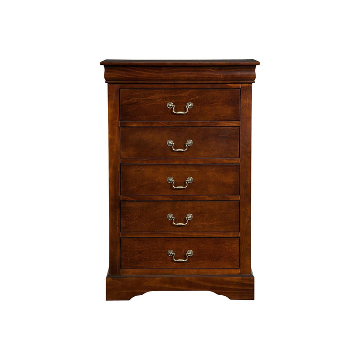 Alpine Furniture West Haven Chest, Cappuccino