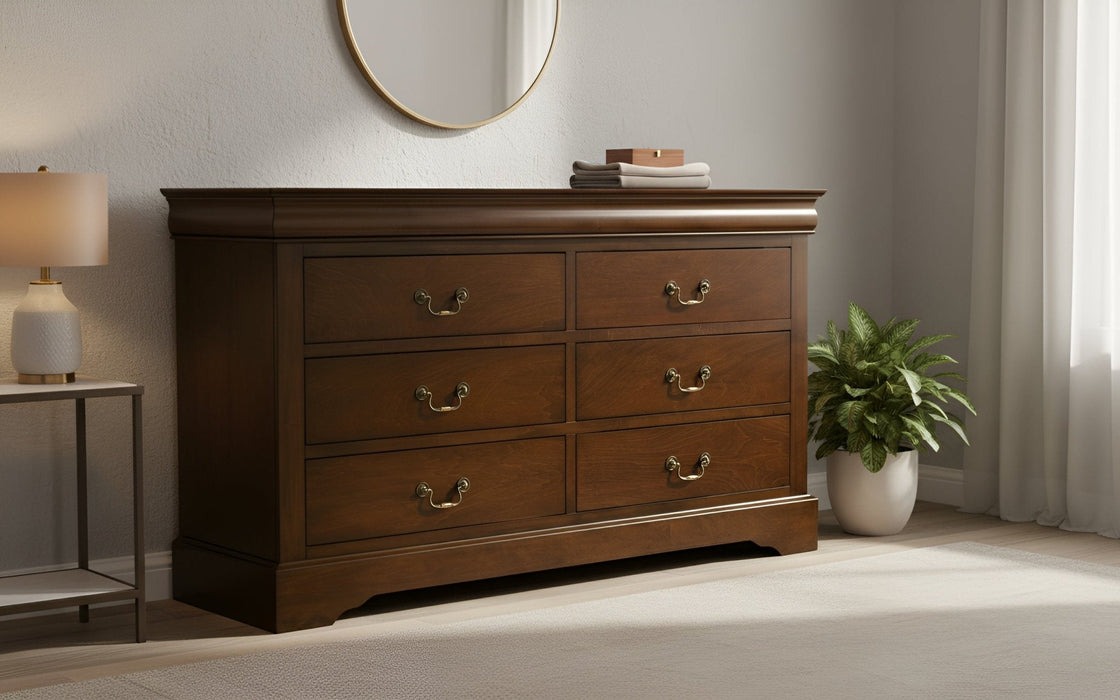 Alpine Furniture West Haven Dresser, Cappuccino