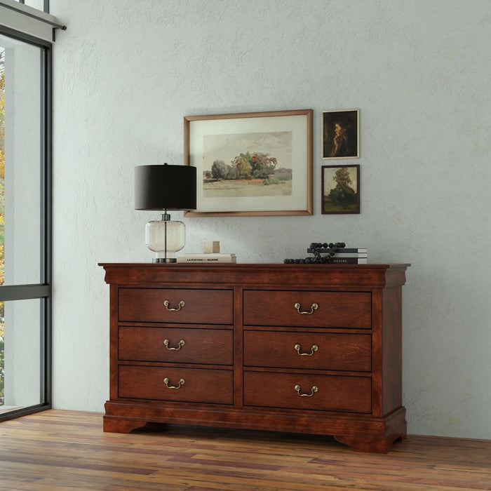 Alpine Furniture West Haven Dresser, Cappuccino