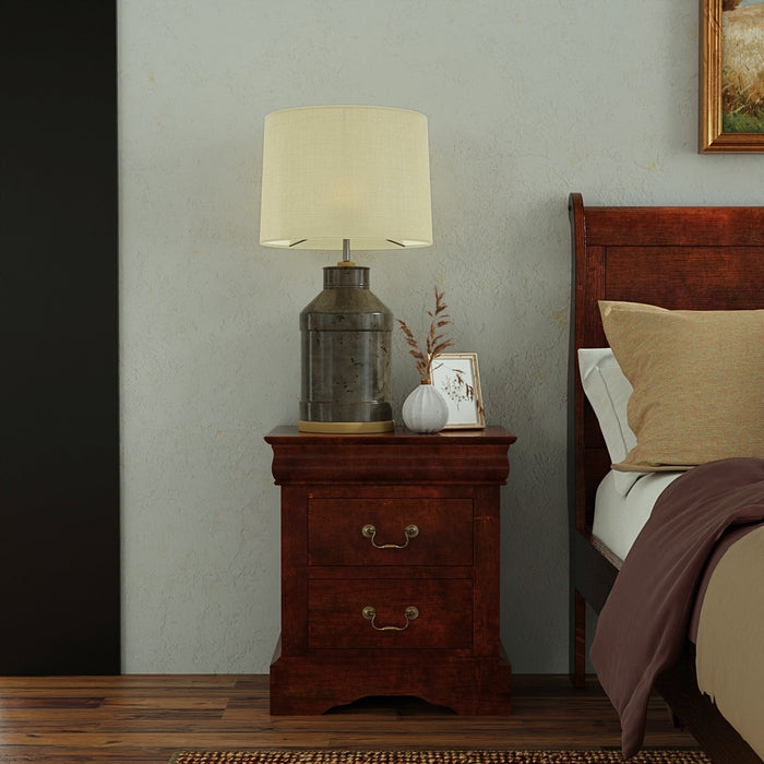 Alpine Furniture West Haven Nightstand, Cappuccino