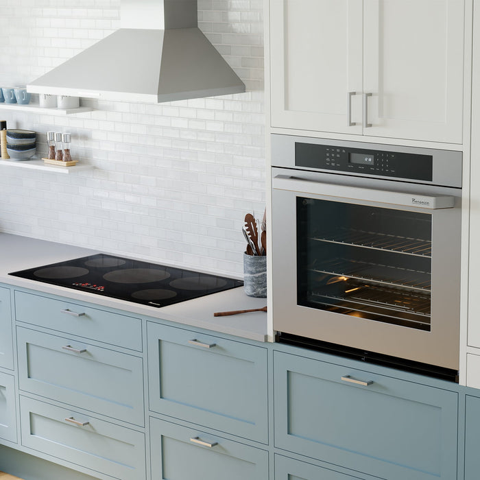 Rangaire 30" Single Electric Wall Oven Self-cleaning Air Fry True Convection Stainless Steel RWOS301GS