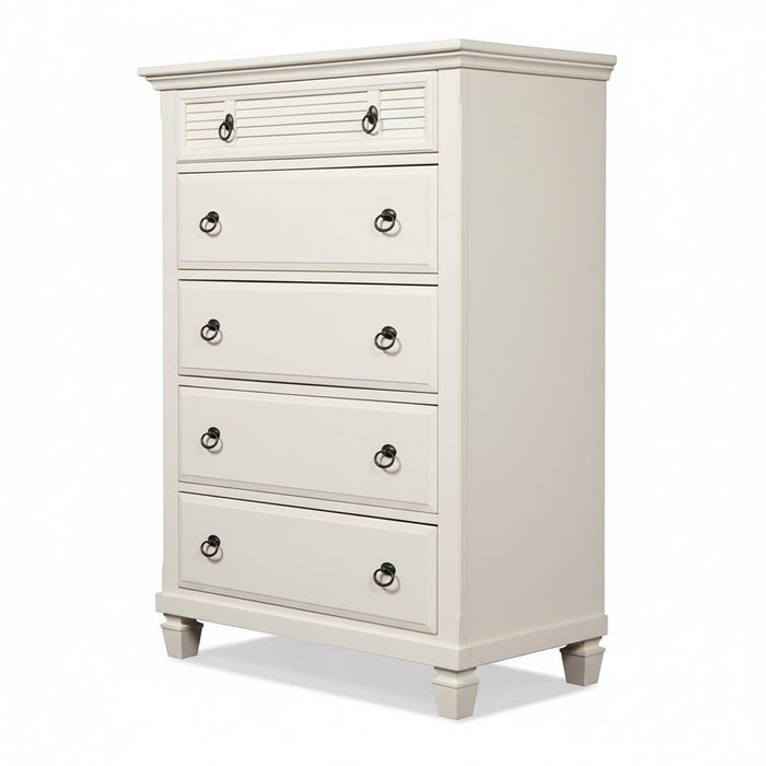 Alpine Furniture Winchester Chest, White