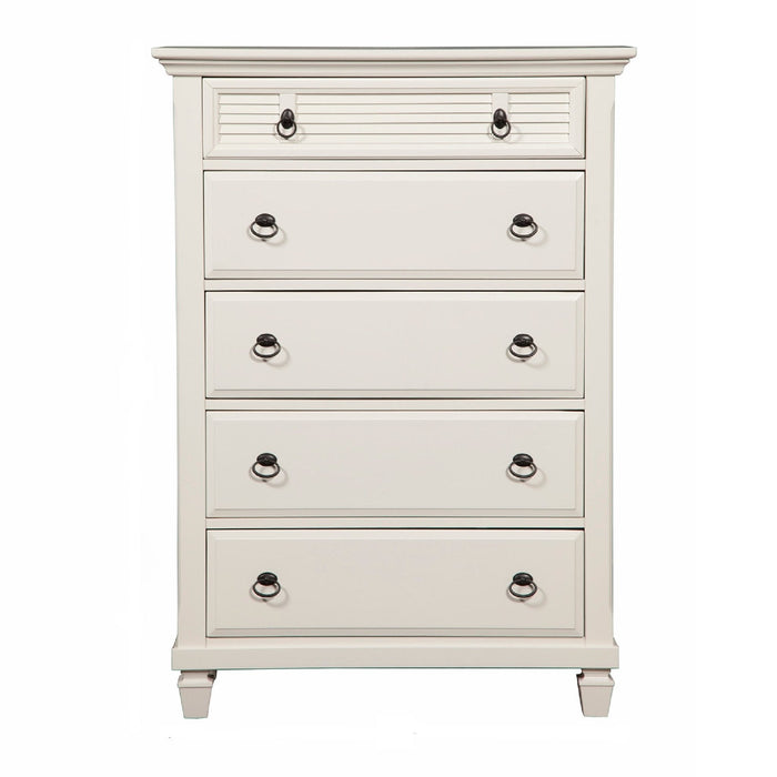 Alpine Furniture Winchester Chest, White