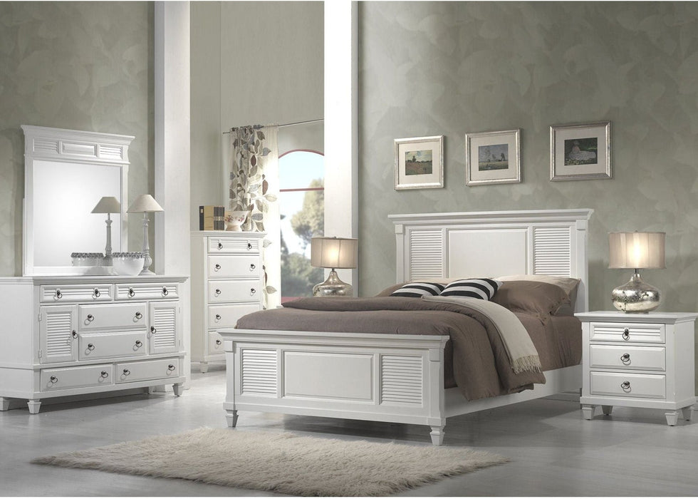 Alpine Furniture Winchester Dresser, White