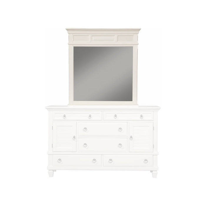 Alpine Furniture Winchester Mirror, White