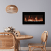 50" Electric Fireplace WM-FM-50-BG-3 - detail close-up