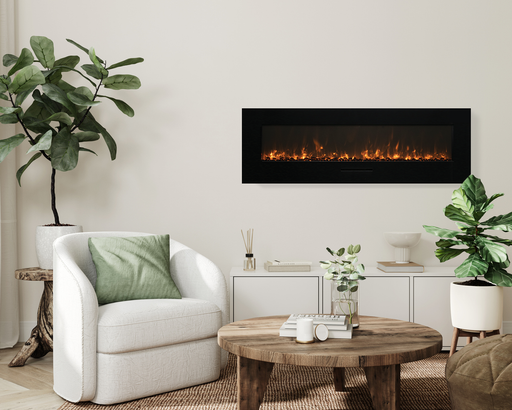 50" Electric Fireplace WM-FM-50-BG-3 - angle view