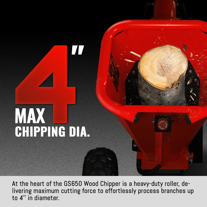 4" Honda Gasoline Engine Wood Chipper & 12" Stump Grinder Combo,  GS650 & SGR1500