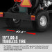 5 inch E-start DUCAR 420cc 15hp Gasoline Engine Powered Disc Wood Chipper with Taillight ,  P4205