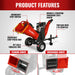6 inch E-start B&S VANGUARD 408cc 14hp Gasoline Engine Powered Drum Wood Chipper ,  P4206