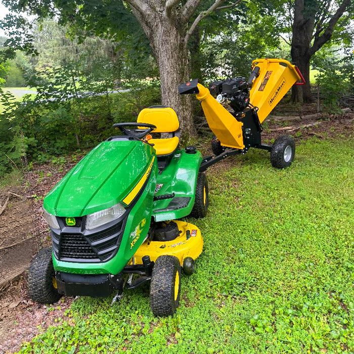 6 inch E-start ZONSEN 459cc 15hp Gasoline Engine Powered Drum Wood Chipper , P4206