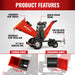 6 inch KOHLER E-Start 429cc 14HP Gas Powered 4 - Wheel Drum Wood Chipper with Taillight ,  B150