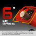6 inch HONDA E-Start Gasoline Engine Powered 4 - Wheel Drum Wood Chipper with Taillight ,  B150