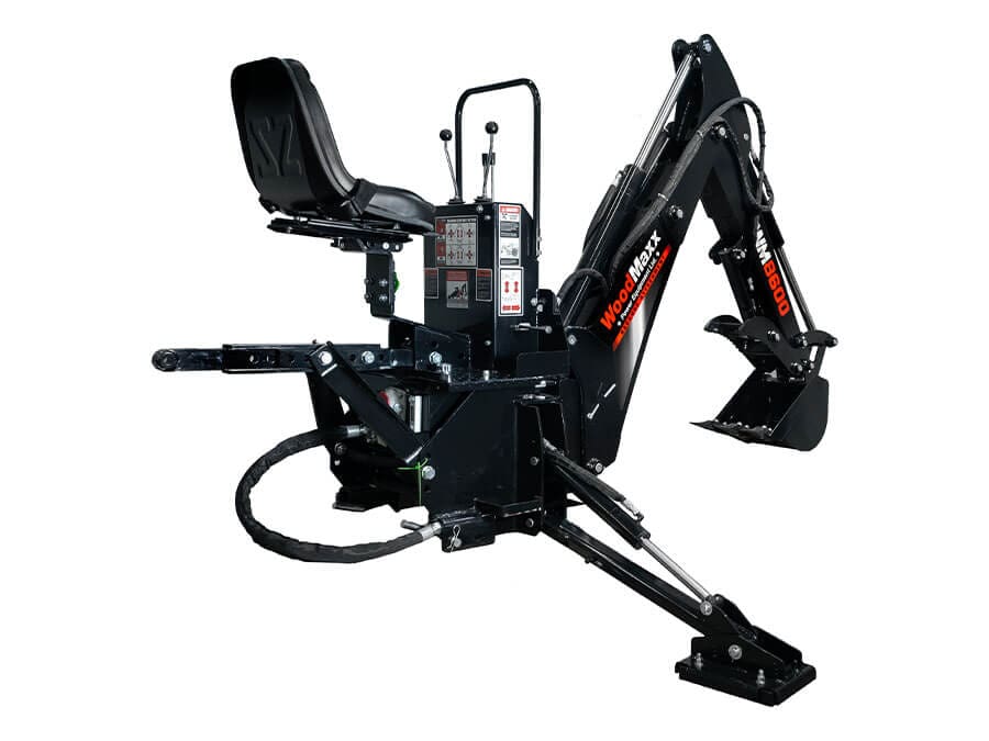 WoodMaxx WM-8600 3-point backhoe attachment view 3