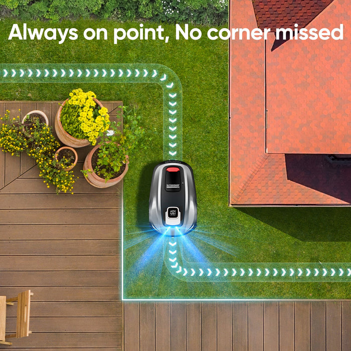 Sunseeker X5 Wireless AI Robot Lawn Mower wire-free robot lawn mower, view 9