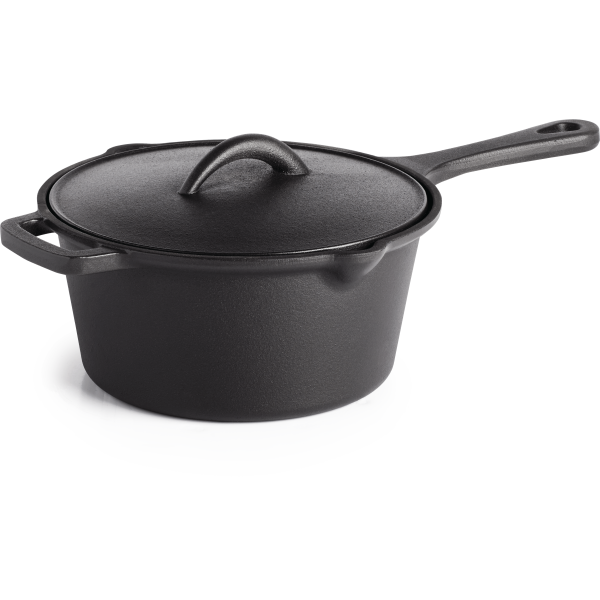 Napoleon cast iron sauce pan with lid 56051