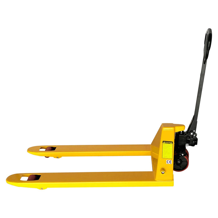 Xilin BF-III-3 manual pallet jack side angle view