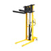 Xilin SDJA500 manual pallet stacker control handle close-up