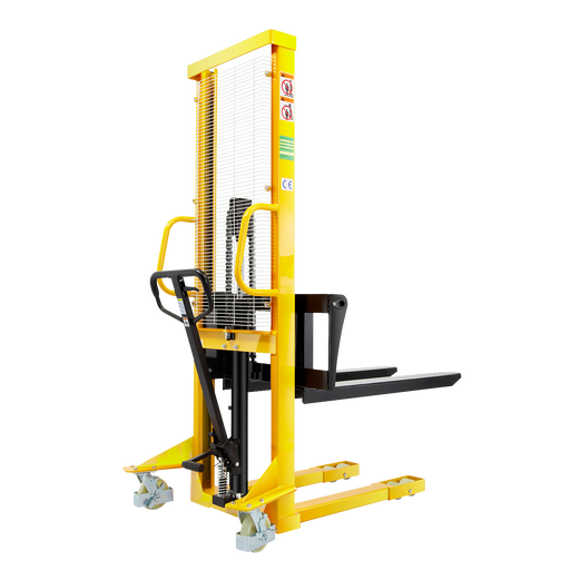 Xilin SDJA1000-I manual pallet stacker side angle view