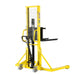 Xilin SDJAS500 manual pallet stacker side angle view
