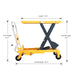 Xilin SP800 hydraulic lift table in warehouse use