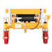 Xilin SP800 hydraulic lift table fork and load detail