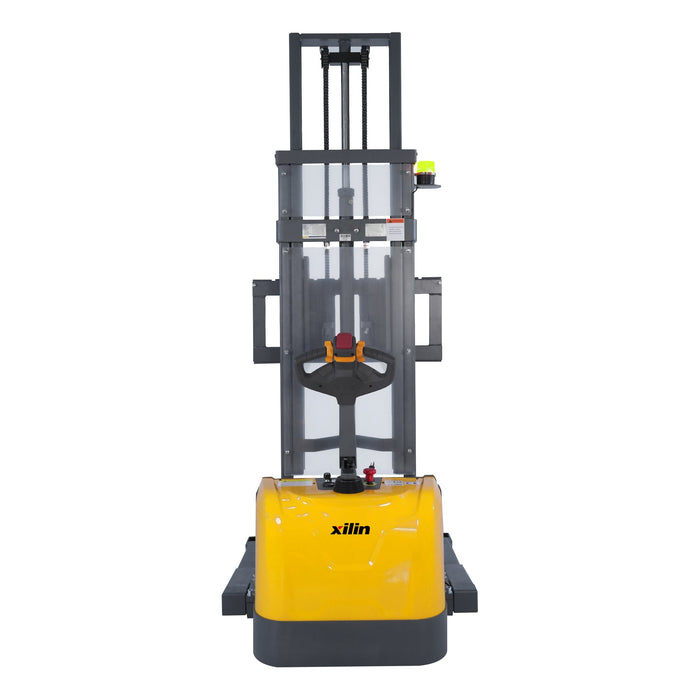 Xilin CTD15R-EN-130 full electric stacker control handle close-up