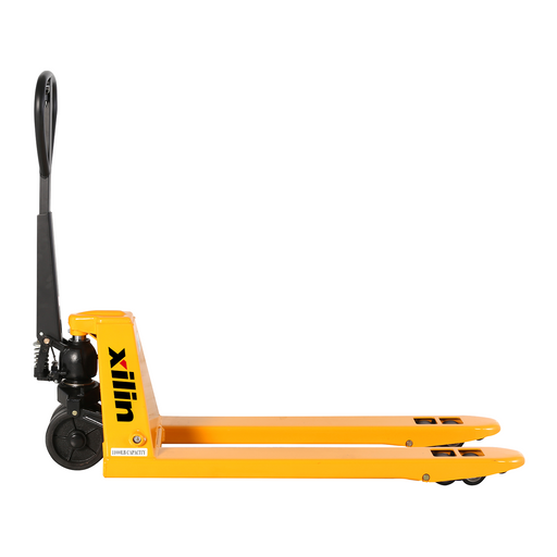 Xilin WB manual pallet jack side angle view