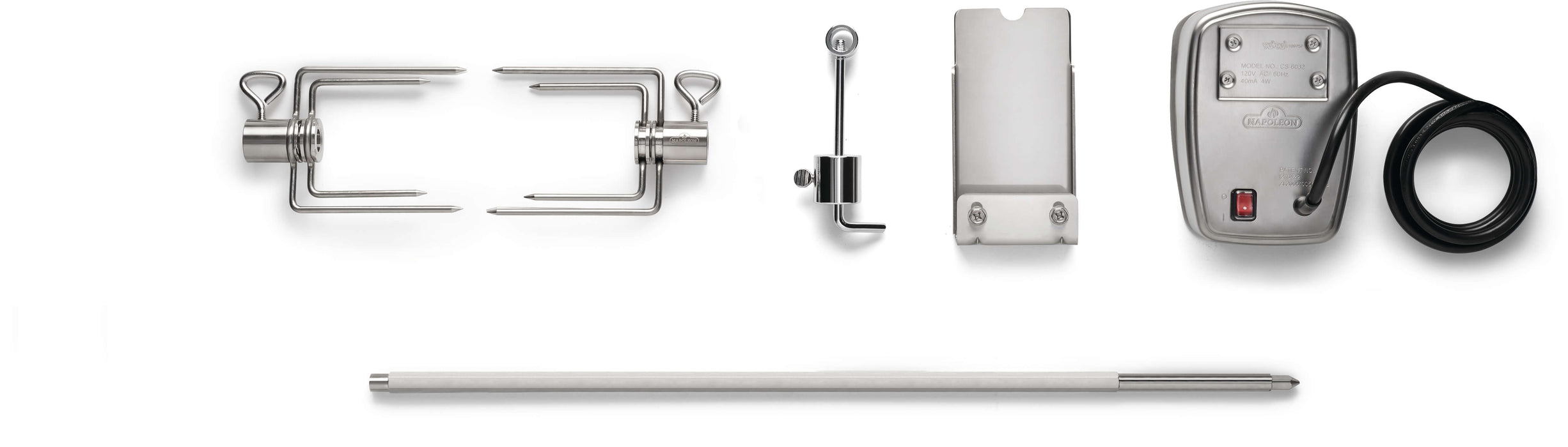 Napoleon add-on rotisserie kit 69851 for built-in 700 series 44 inch grill