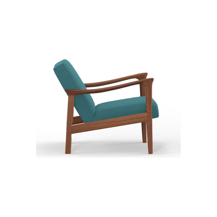 Alpine Furniture Zephyr Lounge Chair (Turquoise)