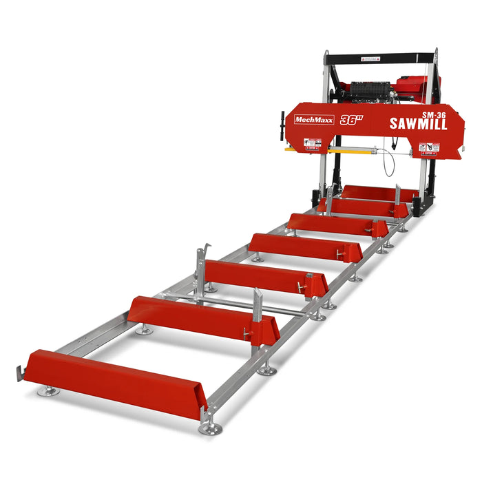 36" MAX Portable Sawmill,  25HP 750cc ZONSEN V-Twin Engine,  35" Board — view 18