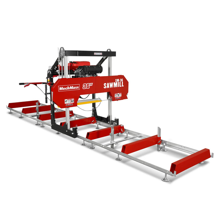 36" MAX Portable Sawmill,  25HP 750cc ZONSEN V-Twin Engine,  35" Board — view 17