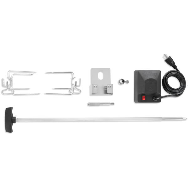 Napoleon commercial grade rotisserie kit 69241 for 18 and 22 inch charcoal kettles